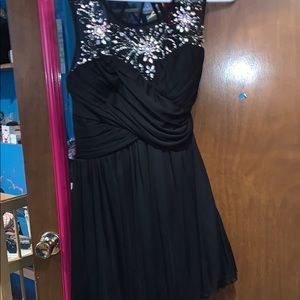 Black cocktail dress